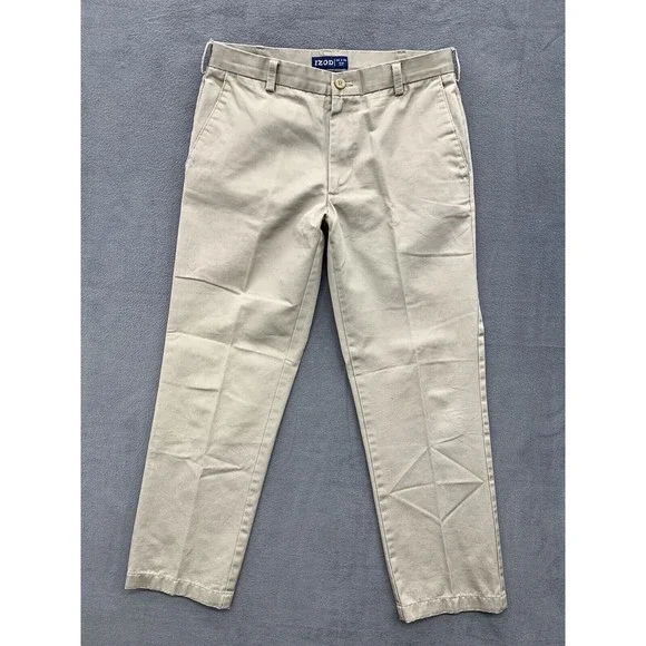 Izod | Pants | Izod Pants Mens Size 32x39 Slim Fit Khaki Tan Straight Leg  Career Casual | Poshmark